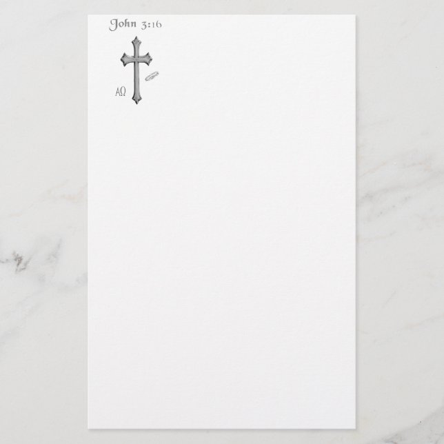 Papelería Ropa John 3:16 (Anverso)