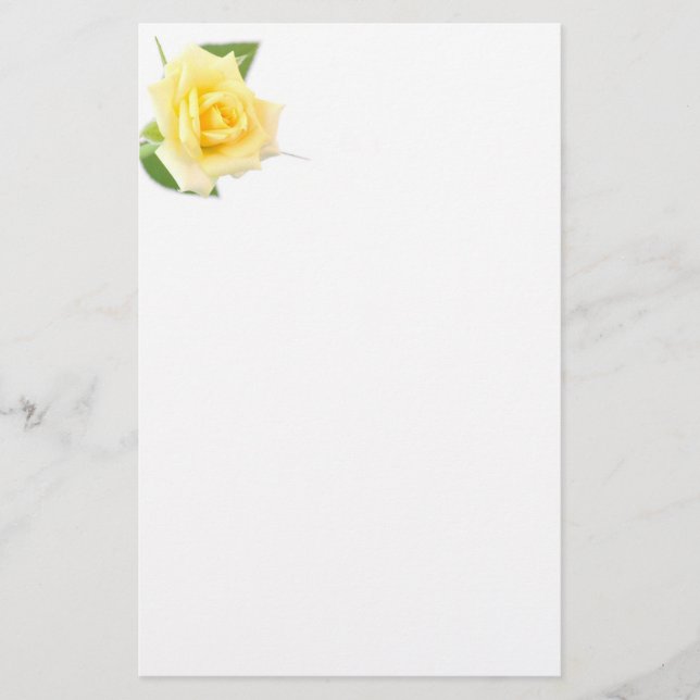 Papelería Rosa amarillo (Anverso)