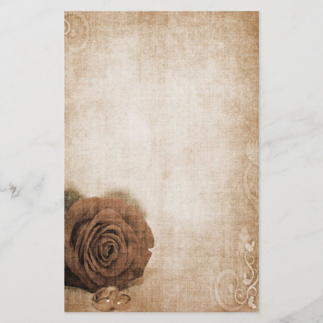Papelería Rosa boda Vintage (Anverso)