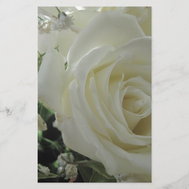 Papelería Rosa Floral (Anverso)