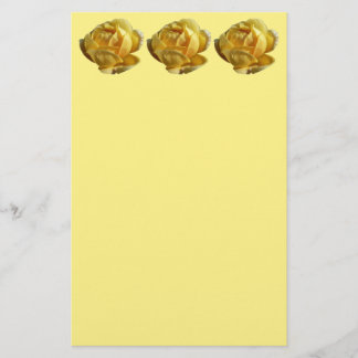 Papelería Rosa inglés amarillo