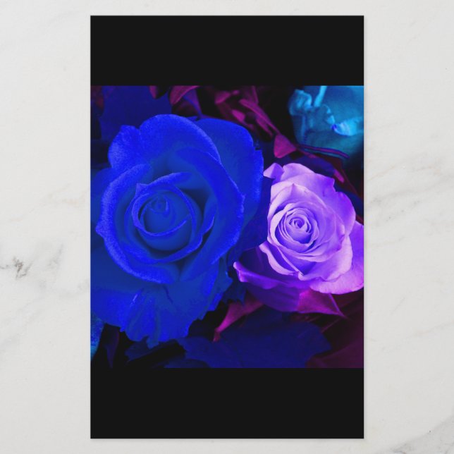 Papelería Rosa morado azul (Anverso)