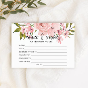 Papelería Rosa Rubor Rosa Consejo Buenos Deseos Boda