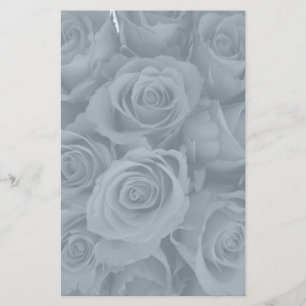 Papelería rosas azules
