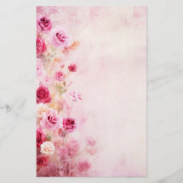 Papelería Rosas rosas rosas antiguas