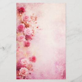 Papelería Rosas rosas rosas antiguas