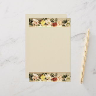 Papelería Rosas Vintage Personal