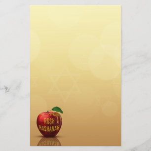 Papelería Rosh Hashanah Año Nuevo judío Miel Apple