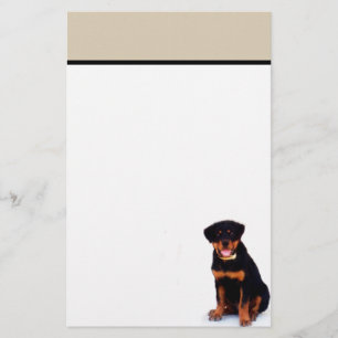 Papelería Rottweiler inmóvil
