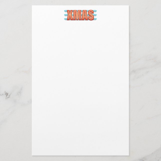 Papelería Rótulo XMAS (Anverso)