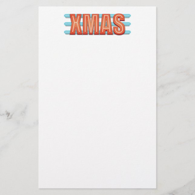 Papelería Rótulo XMAS (Anverso)