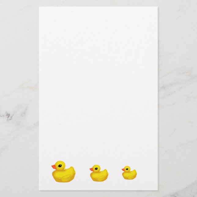 Papelería Rubber Ducky Stacionary (Anverso)