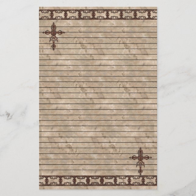 Papelería Rust Cross Stationary (Anverso)