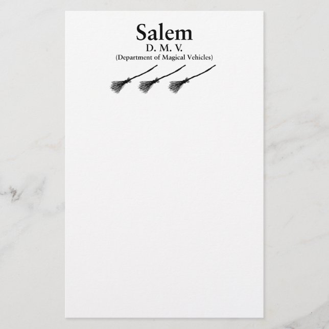 Papelería Salem DMV (Anverso)