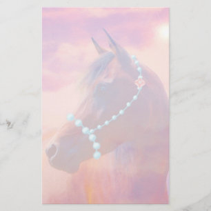 Papelería Salida del sol árabe del caballo inmóvil