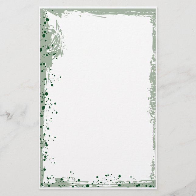 Papelería salpicón verde (Anverso)