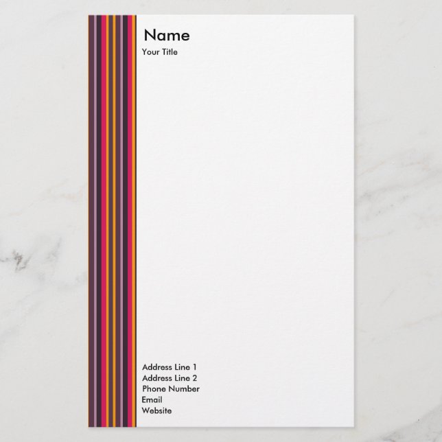 Papelería SALSA - Letterheads (Anverso)