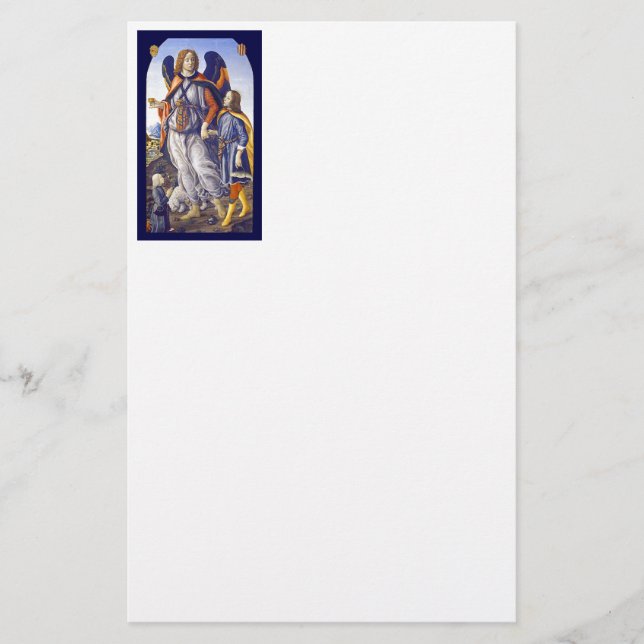 Papelería San Rafael Saint Raphael (Anverso)