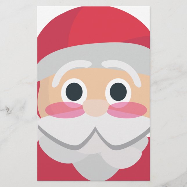 Papelería santa claus emoji (Anverso)