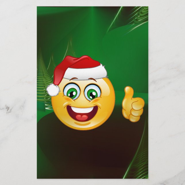 Papelería santa claus emojis (Anverso)