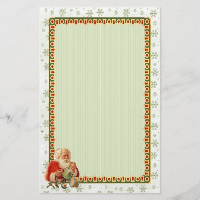 Papelería Santa Toy Maker (Anverso)