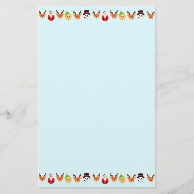 Papelería Santa y amigos (Anverso)