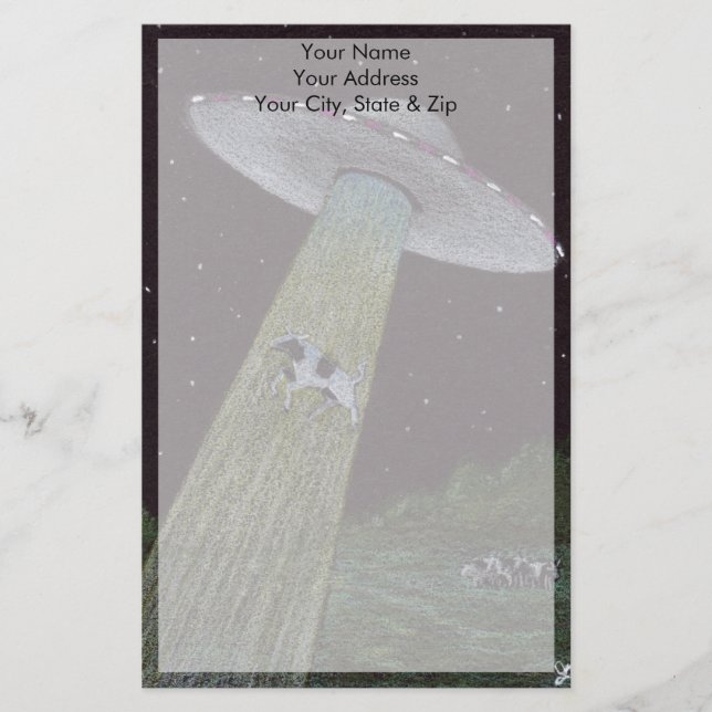 Papelería Saucer volador (Anverso)