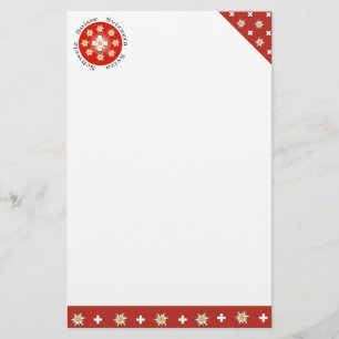 Papelería Schweiz Suisse Svizzera Svizra Briefpapier
