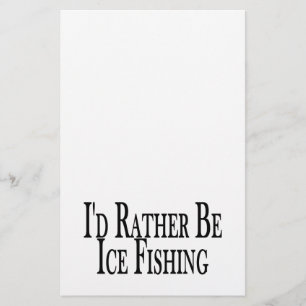 Papelería Sea bastante pesca del hielo