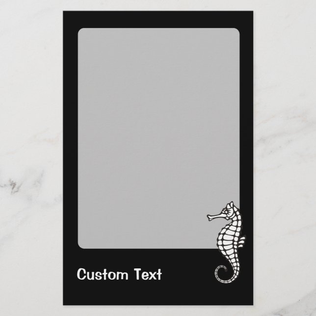 Papelería Seahorse White (Anverso)