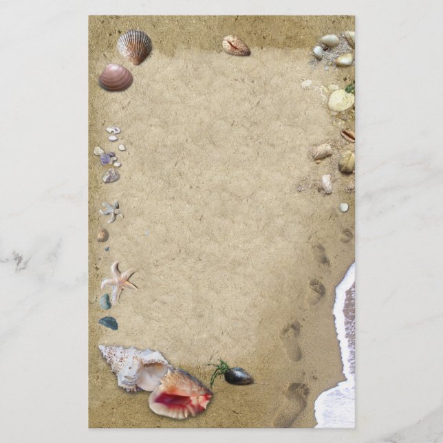 Papelería Seashells Stationery (Anverso)