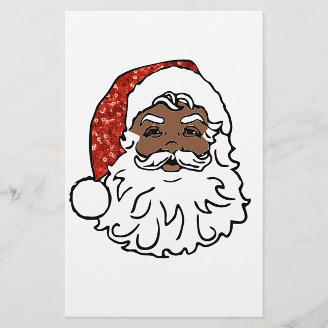 Papelería secuela el negro santa claus (Anverso)