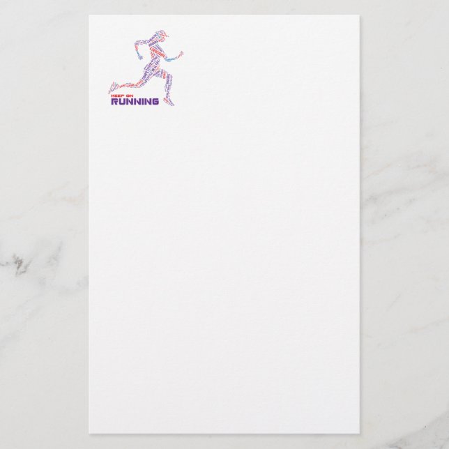 Papelería Seguir corriendo (Anverso)