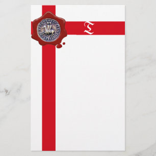 Papelería SELLO DE LA PLANTILLA DE LOS CABALLOS, Monograma, 