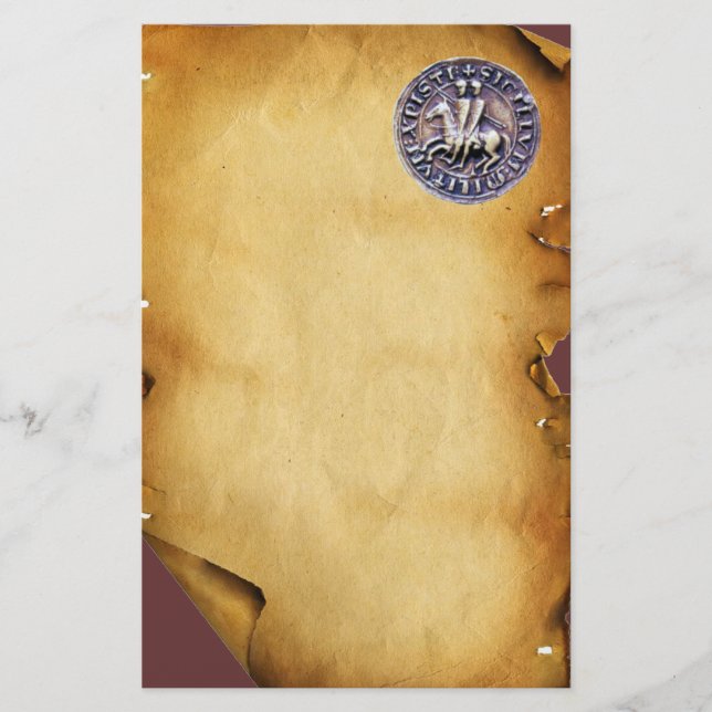 Papelería SELLO DE LA PLANTILLA DE LOS CABALLOS, pergamino m (Anverso)