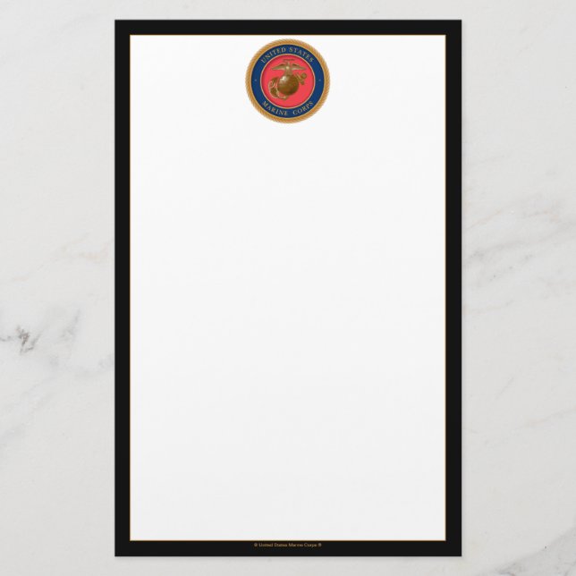 Papelería Sello del Cuerpo de Marines (Anverso)