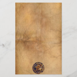 Papelería Sello medieval de los Caballeros Templarios