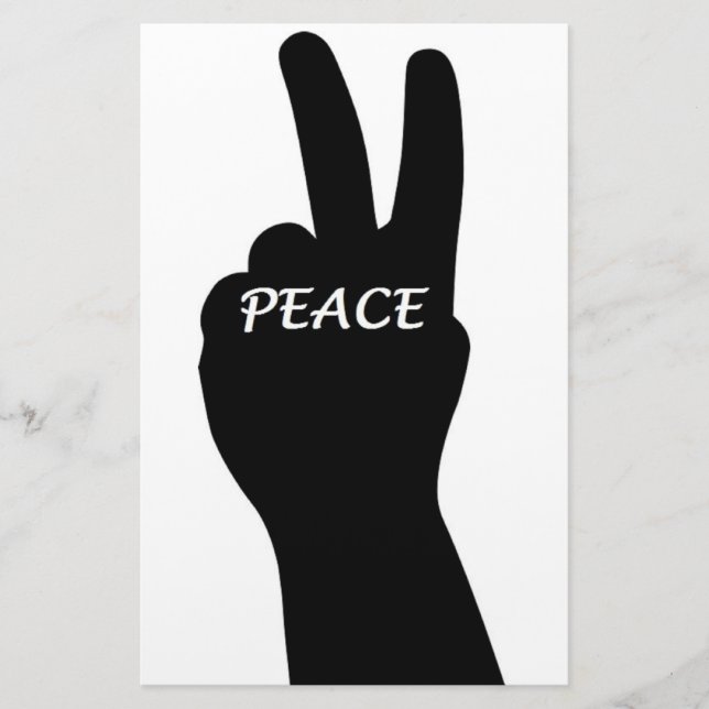 PAPELERÍA SEÑAL DE PAZ (Anverso)