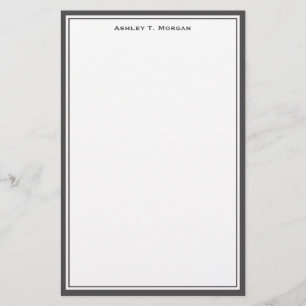 Papelería Sencillez Dk Gris / Estacionamiento Personalizado 