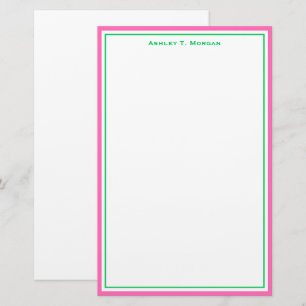 Papelería Sencillez Marco y BG, blanco esmeralda rosado cali