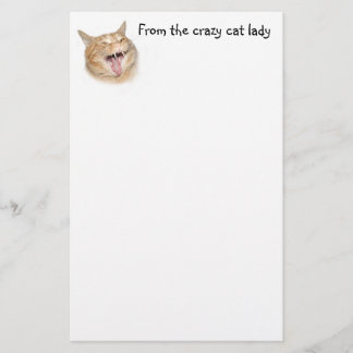 Papelería Señora loca del gato