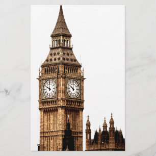 Papelería Sepia Big Ben Tower