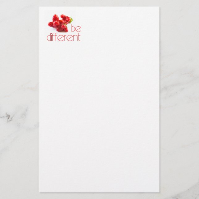 Papelería Ser diferente (Anverso)