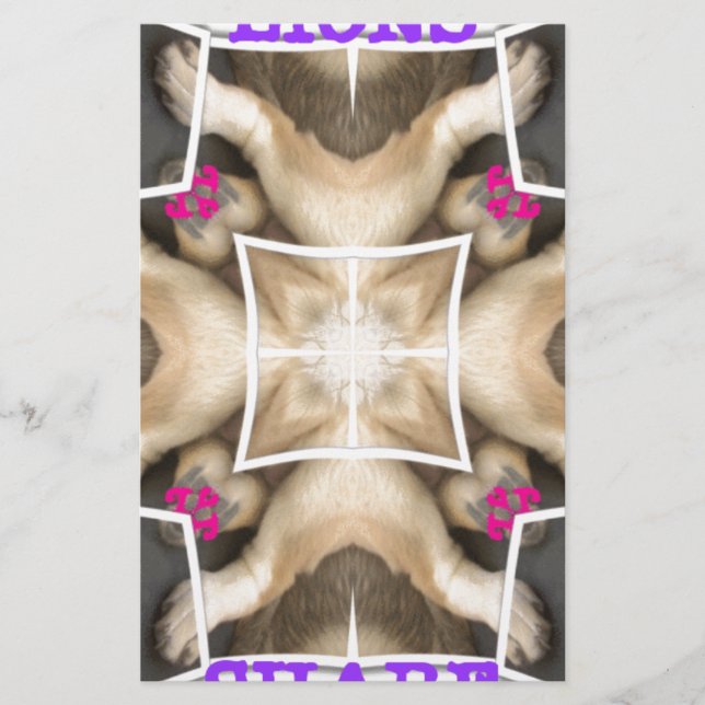 Papelería Serengeti Splendor: Animales vibrantes ocultan art (Anverso)