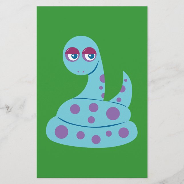 Papelería Serpiente vista (Anverso)