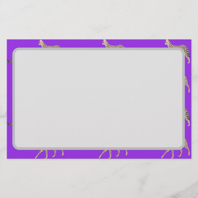 Papelería Serval Cats  (Anverso)