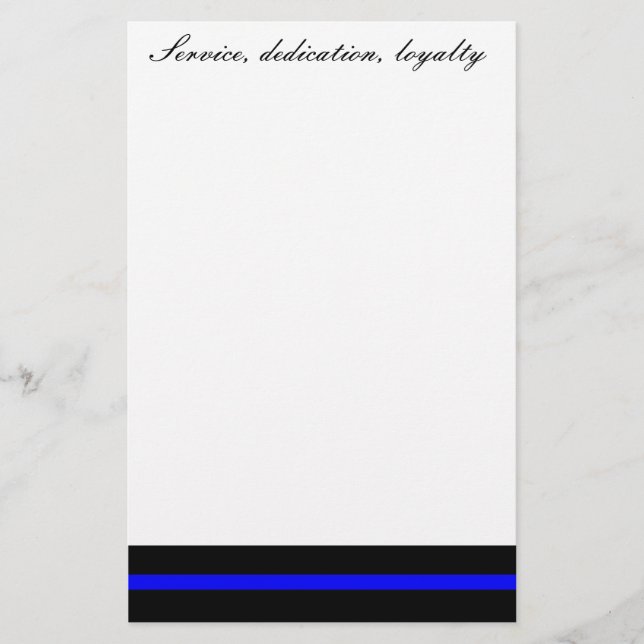 Papelería Servicio, esmero, lealtad inmóvil (Anverso)
