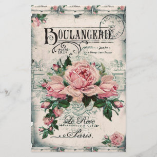 Papelería shabby chic, desoupage, victoriano, moda francesa,