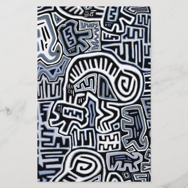 Papelería Shaman Peyote Ritual Mola (Anverso)