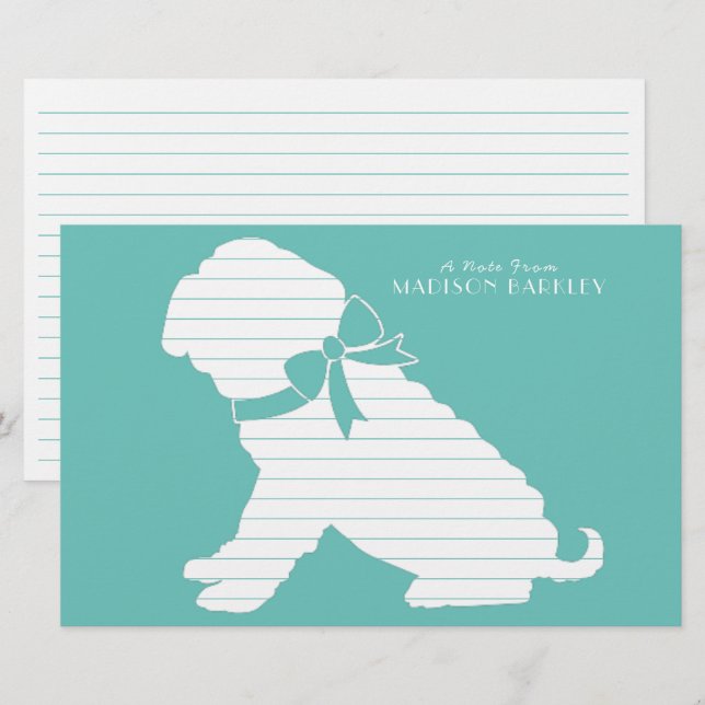 Papelería Shar Pei Dog Puppy (Anverso / Reverso)